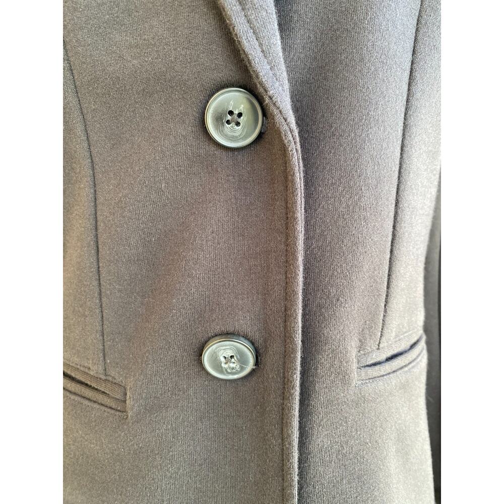 Miller Wendt Black Soft Knit Sloane Blazer Military Patches Large size XS - Picture 9 of 15
